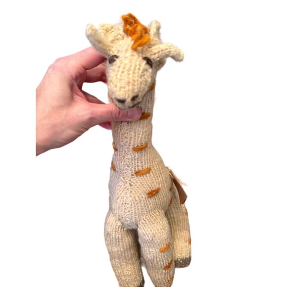 KENANA KNITTER CRITTER BY WOMEN OF KENYA 100% WOOL ETHNIC Giraffe NWT - Picture 8 of 12